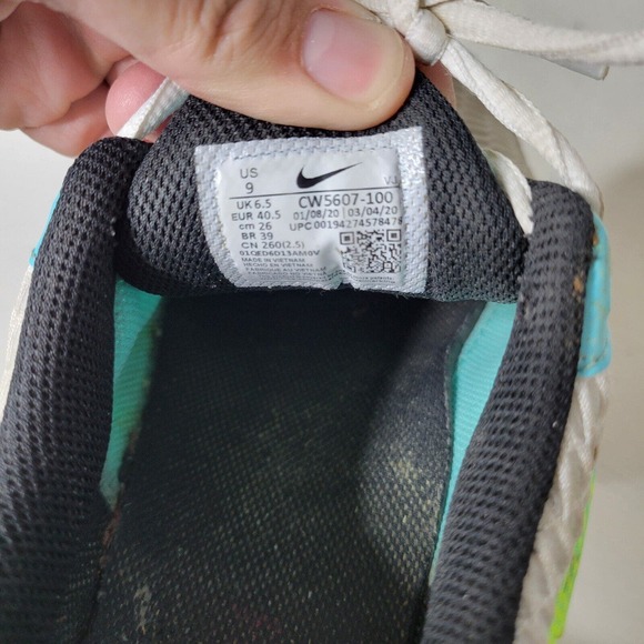 Nike Air Max Torch 4 Women's Shoes White/Blk-Volt-Crimson Size 9 US CW5607-100 - Picture 3 of 16